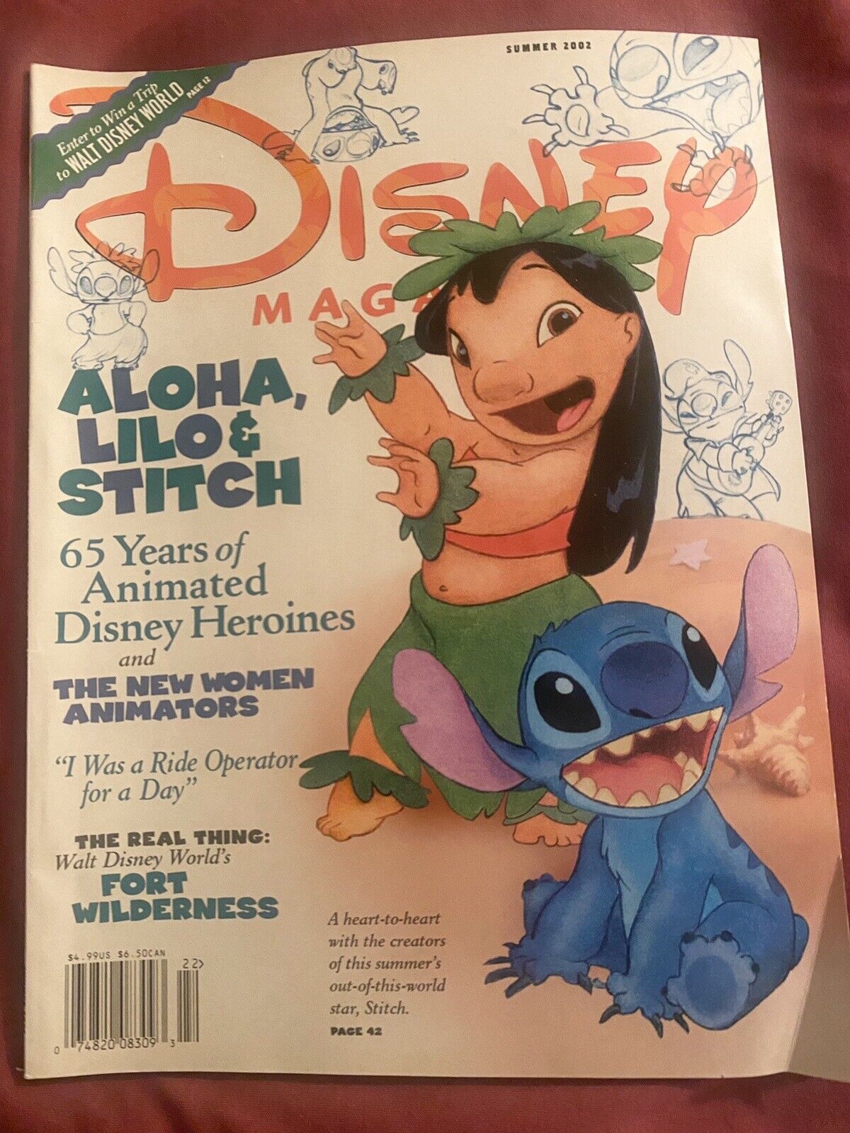 Disney Magazine Summer 2002 Lilo And Stitch 