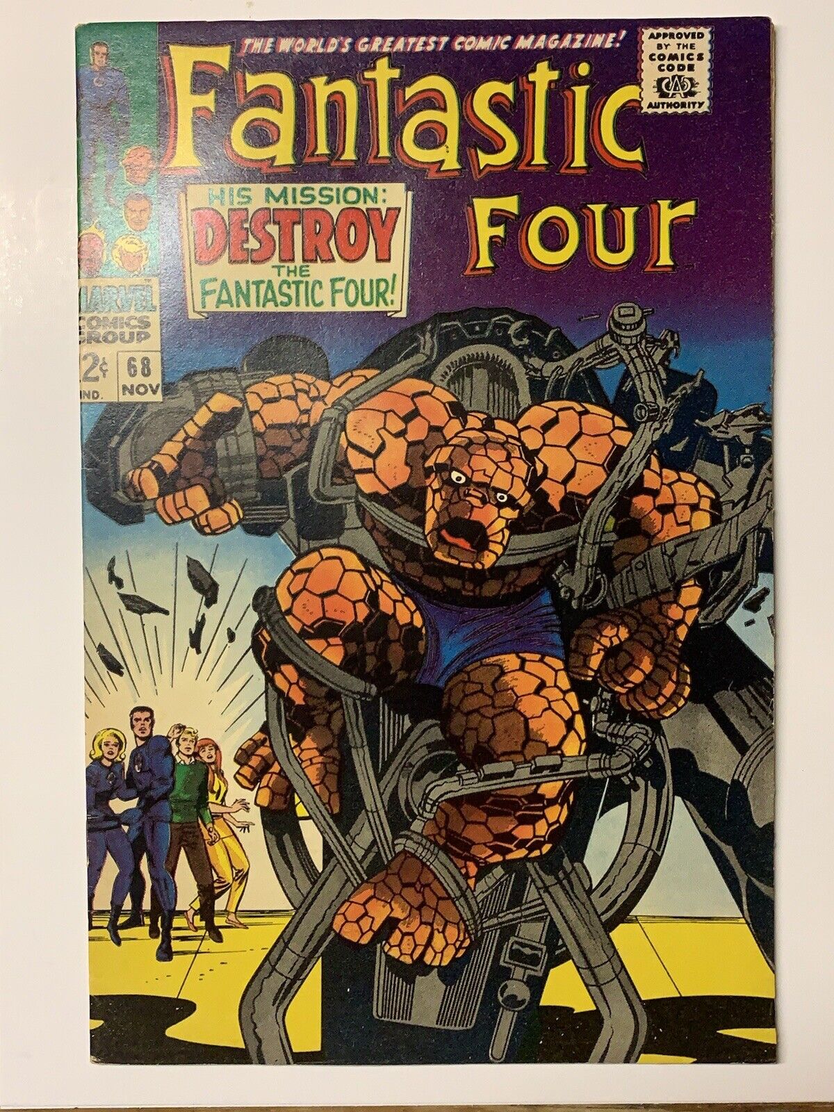 Fantastic Four #68/Silver Age Marvel Comic Book/VF-