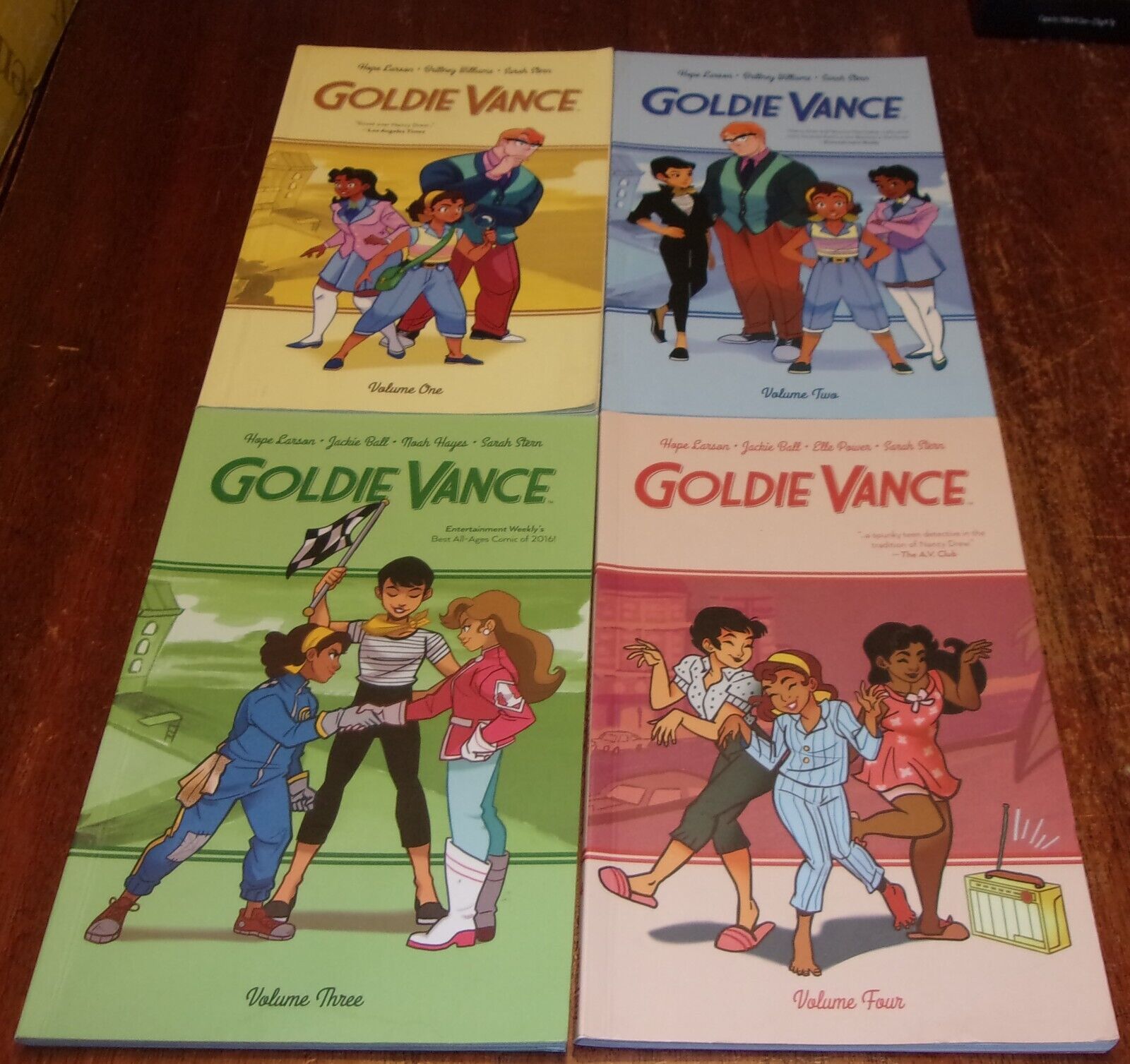 Set of 4 Goldie Vance 1-4 Graphic Novels Hope Larsen