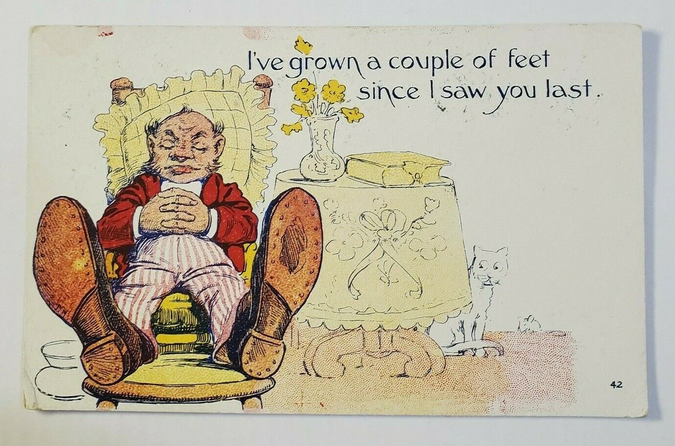 Antique Satire Post Card ~ Anywhere USA  - Post Card/Unposted - #42