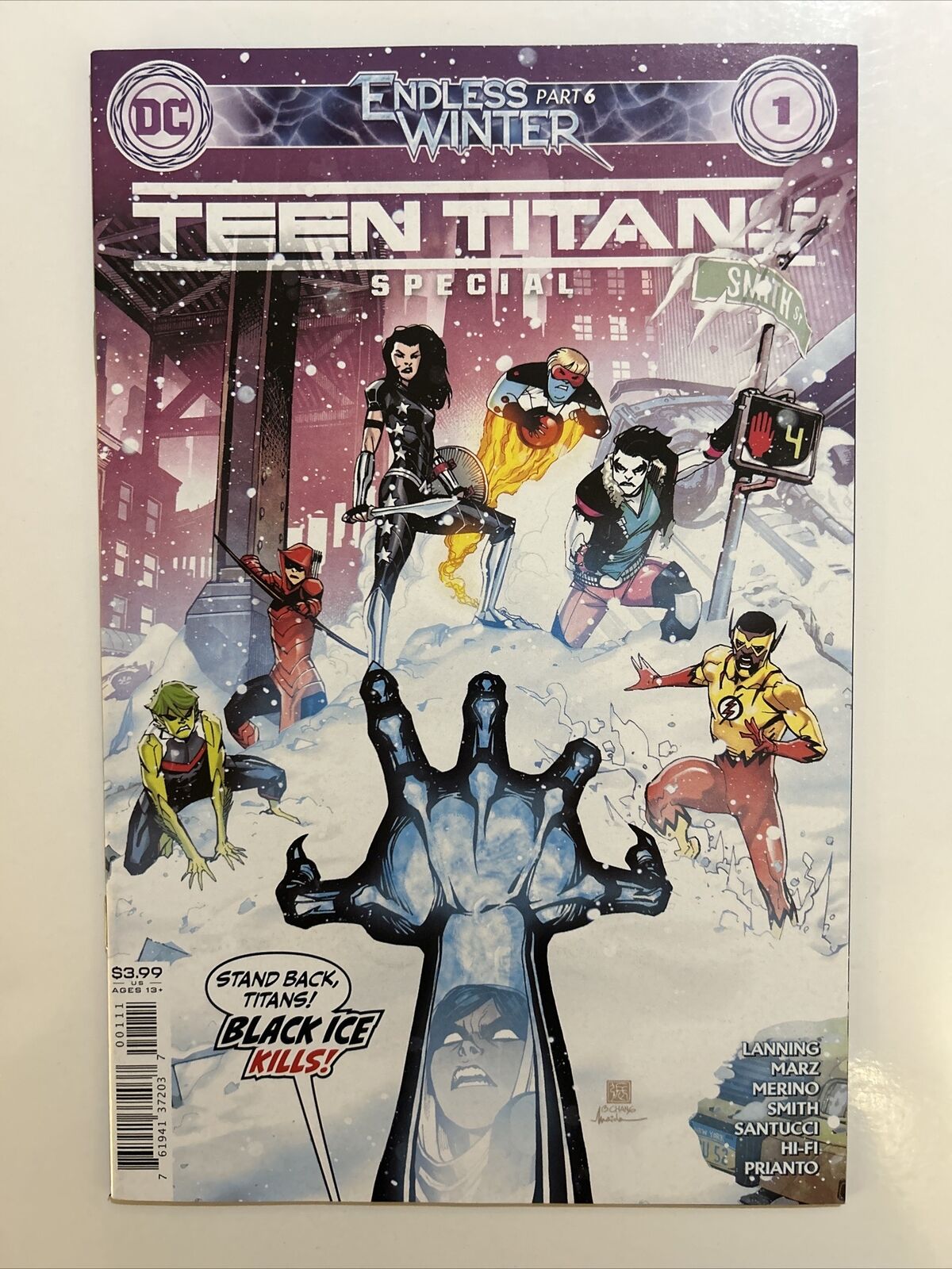 Teen Titans Endless Winter Special #1 1st App.of Summer Zahid Black Ice. DC