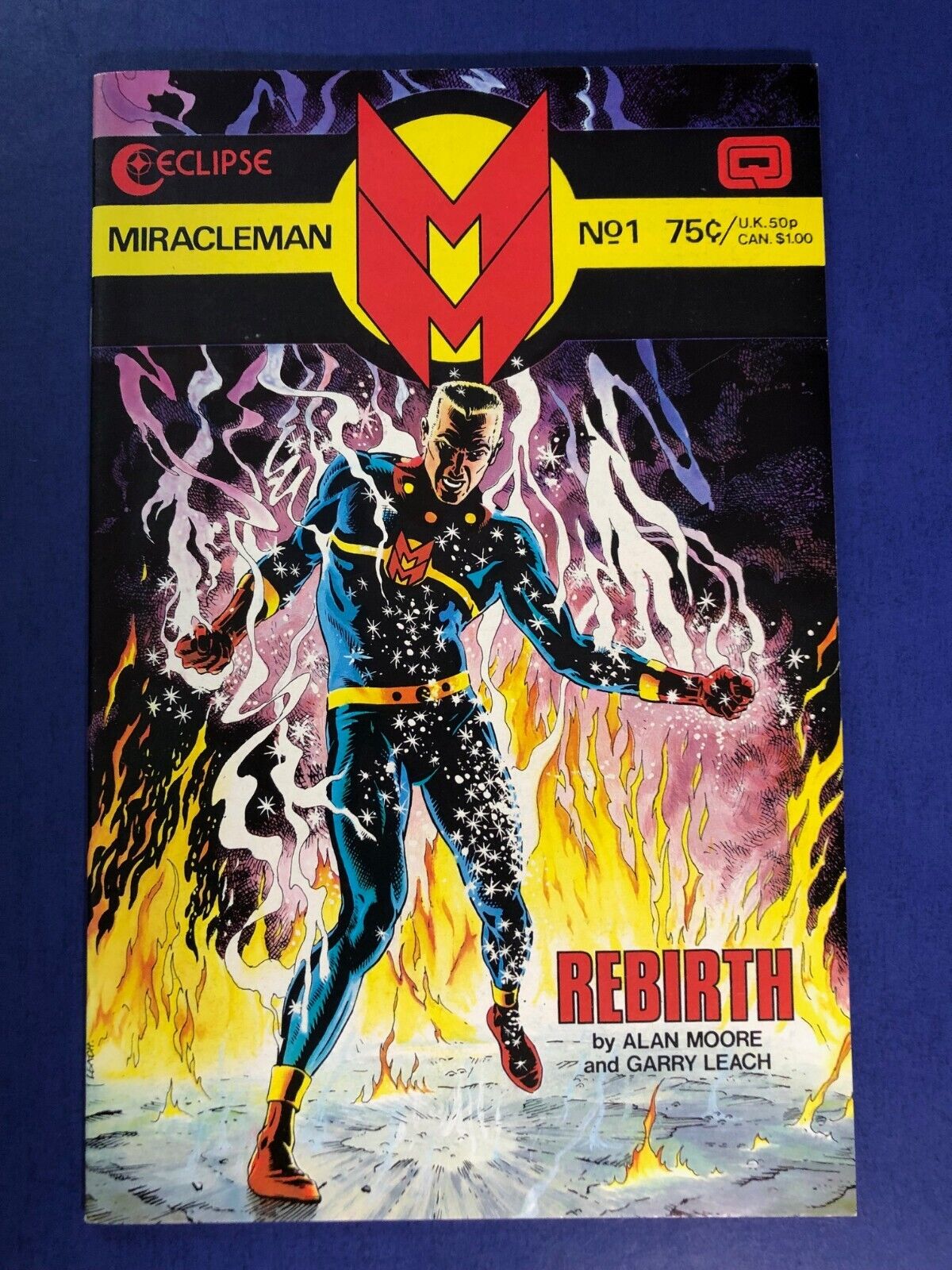 Miracleman # 1 (1985 Eclipse) Rebirth of Miracleman by Alan Moore (VF/NM)