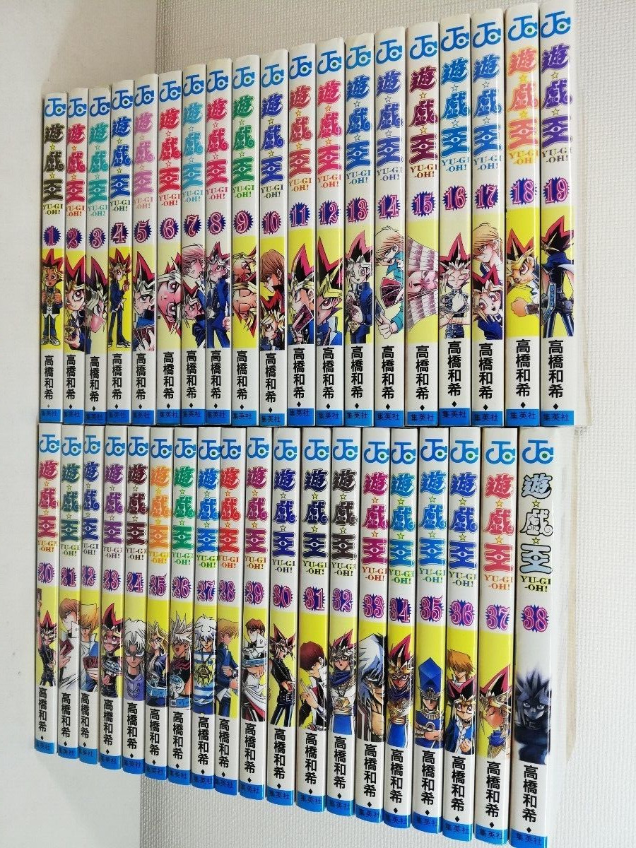 Yu-Gi-Oh Manga Comics Vol.1-38 Complete Full set Shueisha  Japanese Language