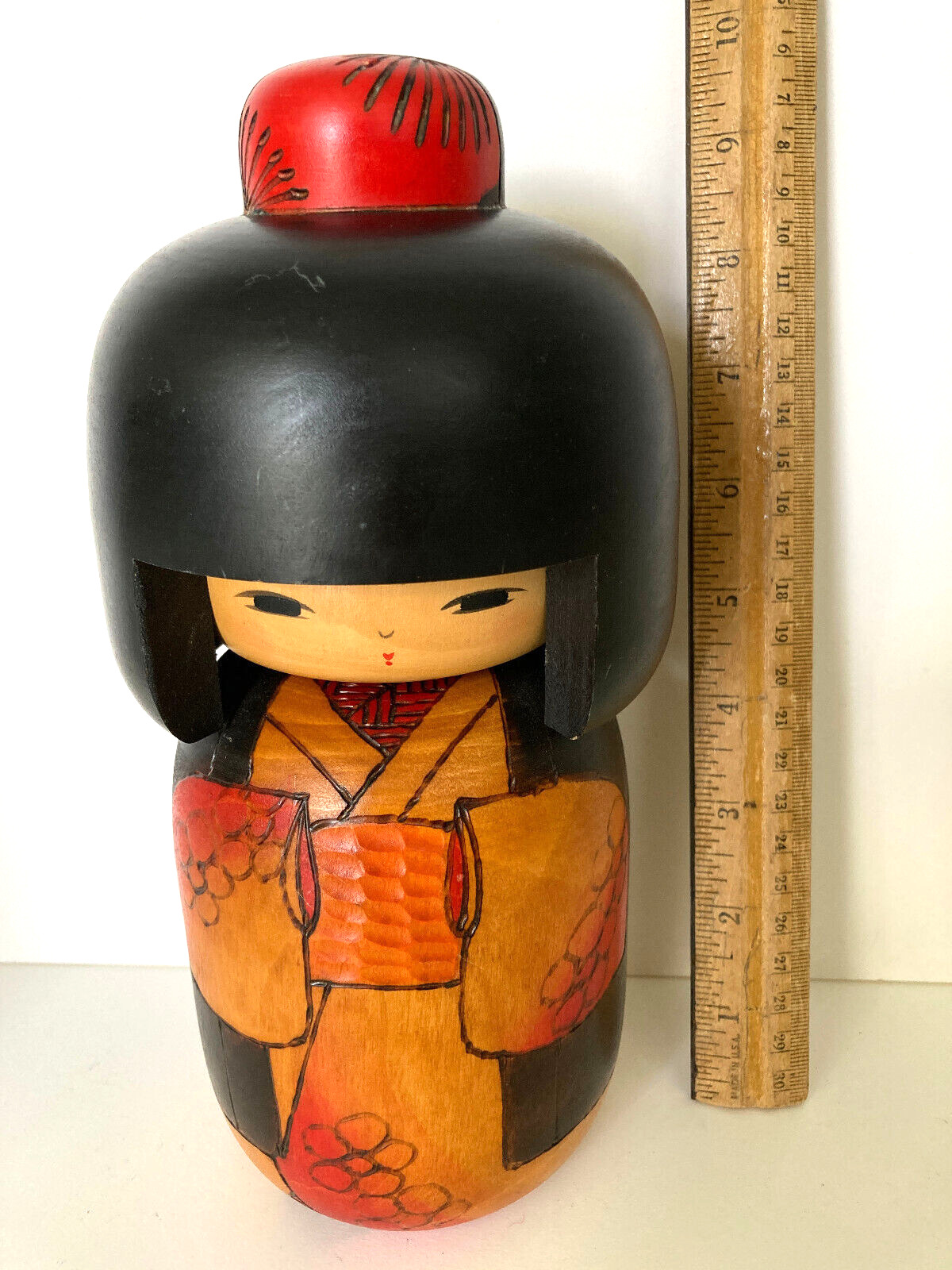 Japanese Sosaku Kokeshi Doll By Tomidokoro Fumio 9\