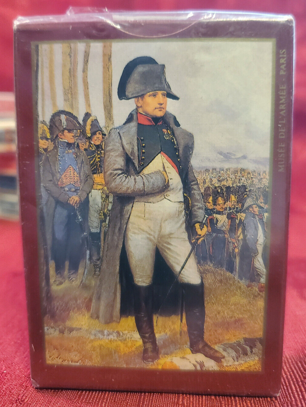 Vintage French Playing Cards Jeu Napoleon Red Edition Dusserre New Sealed In Box