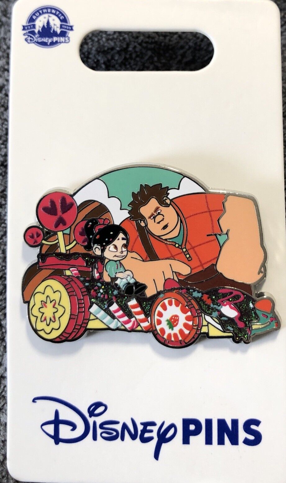 Disney Parks Wreck It Ralph And Vanellope Candy Cart  Pin