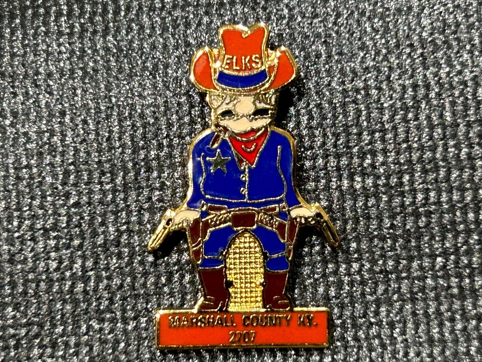 Marshall Country KY. Elks Lodge 2707 Lapel / Hat Pin Back ~ EL