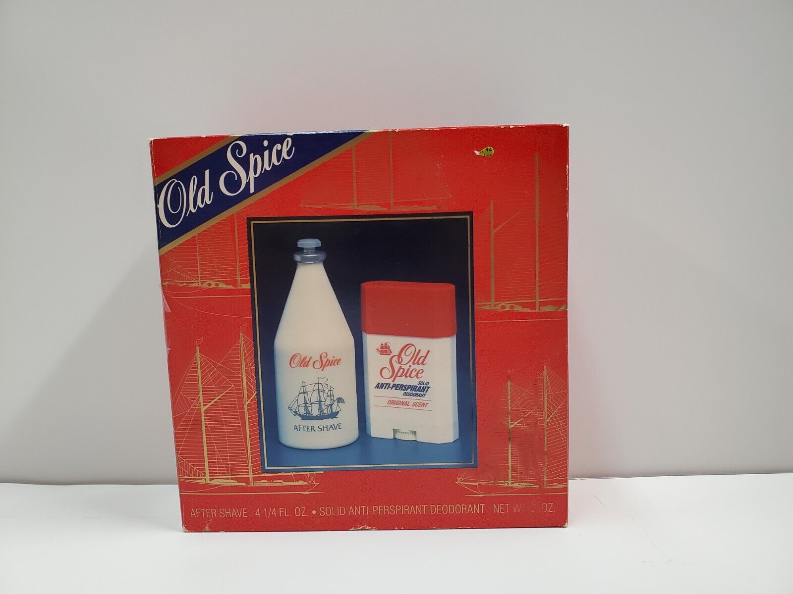 Vintage Old Spice After Shave and Deodorant Gift Set New in Box 1991