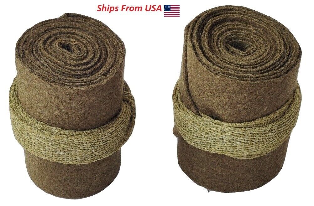 WW1 US Army Putties / M1910 Leggings Wraps -Reproduction British WW1 Long Puttee