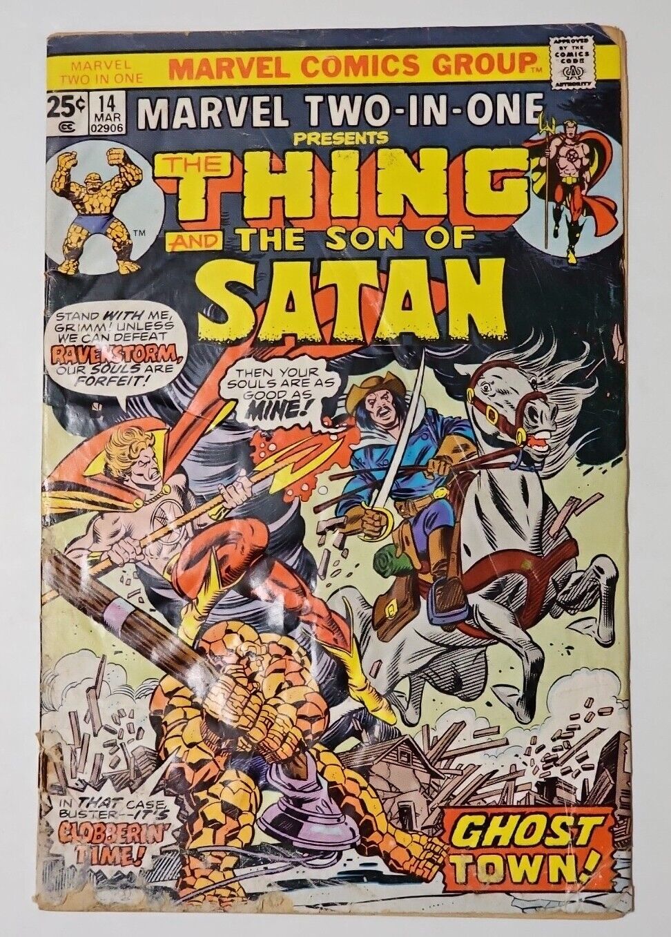 Marvel Two-In-One #14 Thing Son Of Satan Kurt Busiek Letter Spider-Man/Cup Cakes