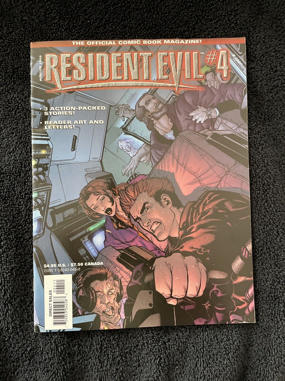 Resident Evil #4 Official Comic Book Magazine Wildstorm 1998