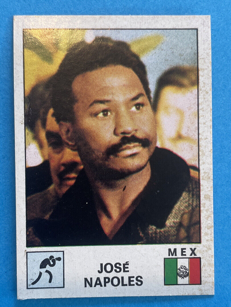 Original 1974 Image Sticker Panini Sport Stars Boxing José Napoli #63