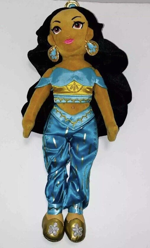 Walt Disney's Aladdin Princess Jasmine Stuffed Plush Toy Doll 16 Inches