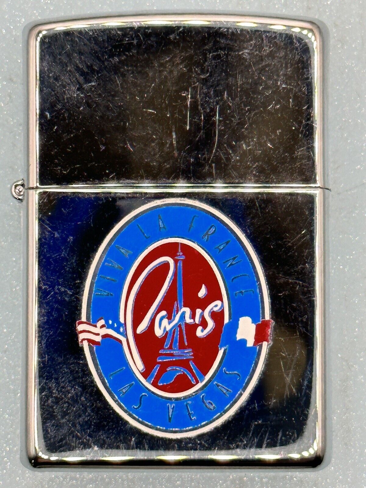 Vintage 2003 Viva La France Paris Las Vegas High Polish Zippo Lighter NEW