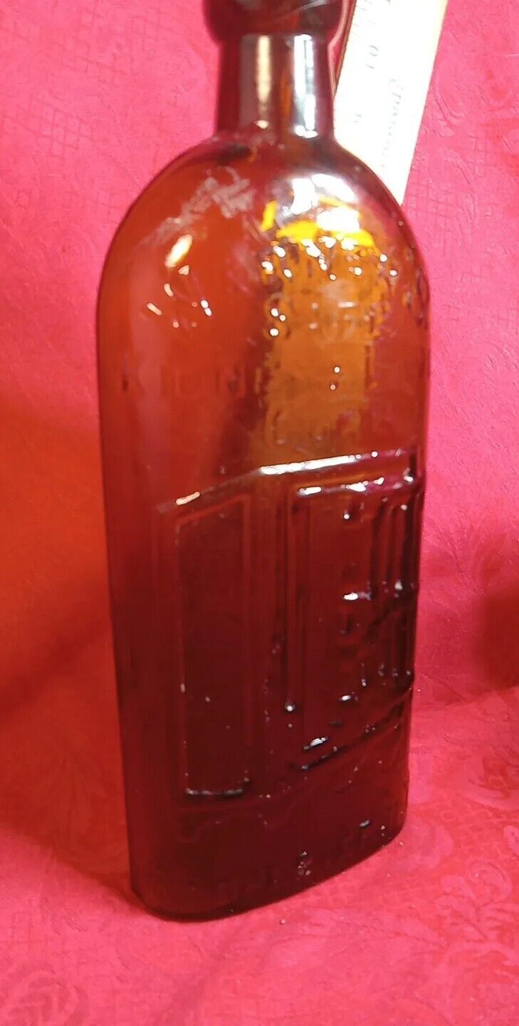 Antique Warner’s Safe Kidney & Liver Cure Bottle Brown