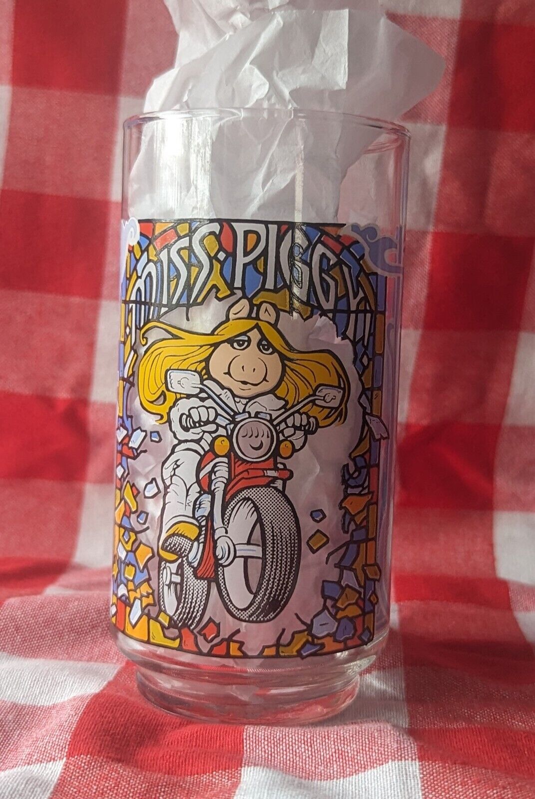 1981 Vintage McDonalds The Great Muppet Caper Miss Piggy Drinking Glass