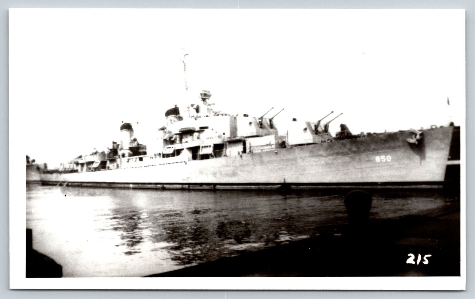 Photo USS Kennedy Jr DD-850 c1950s