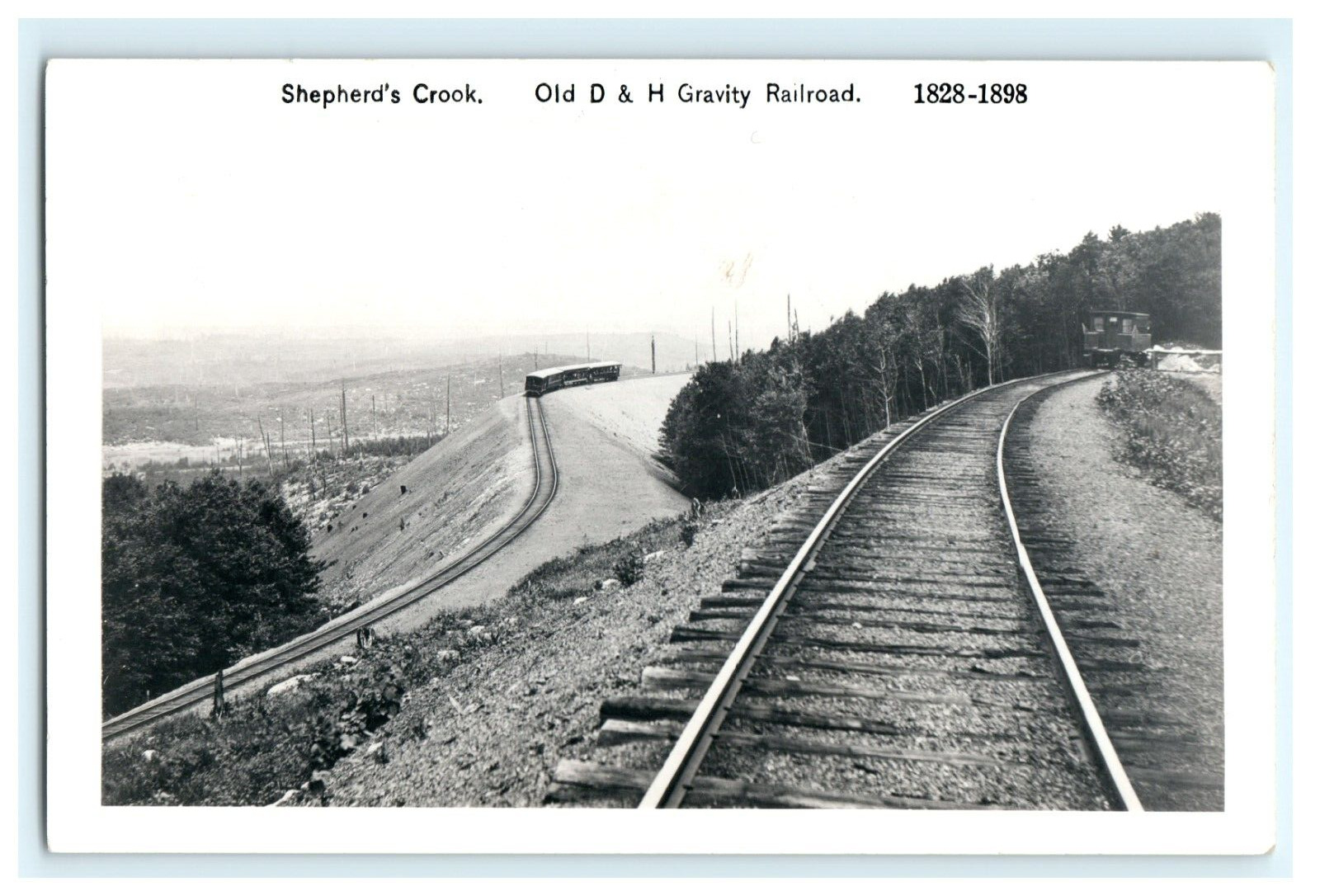 Shepherd\'s Crook Old D & H Gravity Railroad Kodak RPPC Reprint