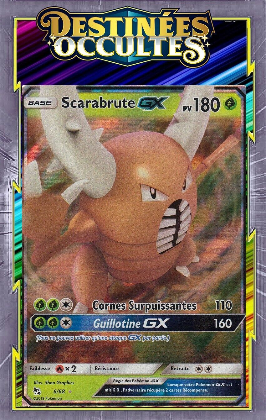 Scarabrute GX- SL11.5:Occult Destinations - 6/68 - New French Pokemon Card