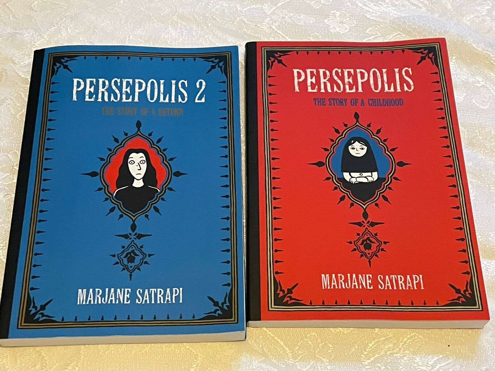 NEW Set of 2 Persepolis Vol 1 & 2 Paperback Graphic Marjane Satrapi
