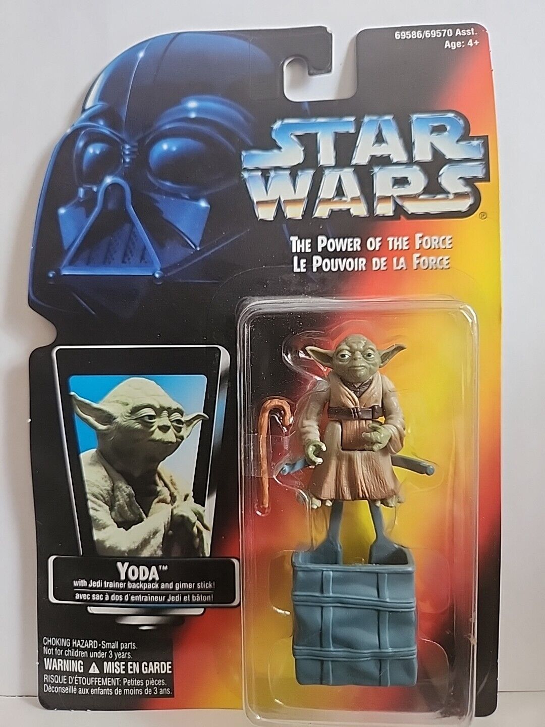 Star Wars POTF -Orange card- Yoda Vintage 1995 NIB+ Shipping discounts 