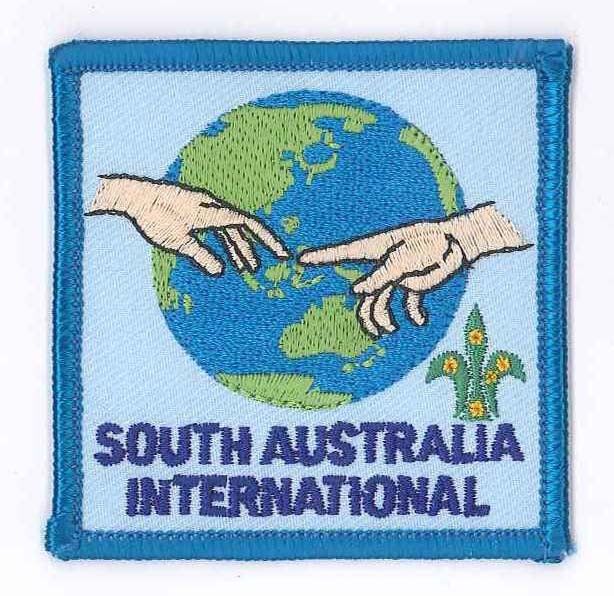 SCOUTS OF AUSTRALIAN - SOUTH AUSTRALIA INTERNATIONAL SCOUT FRIENDSHIP PATCH