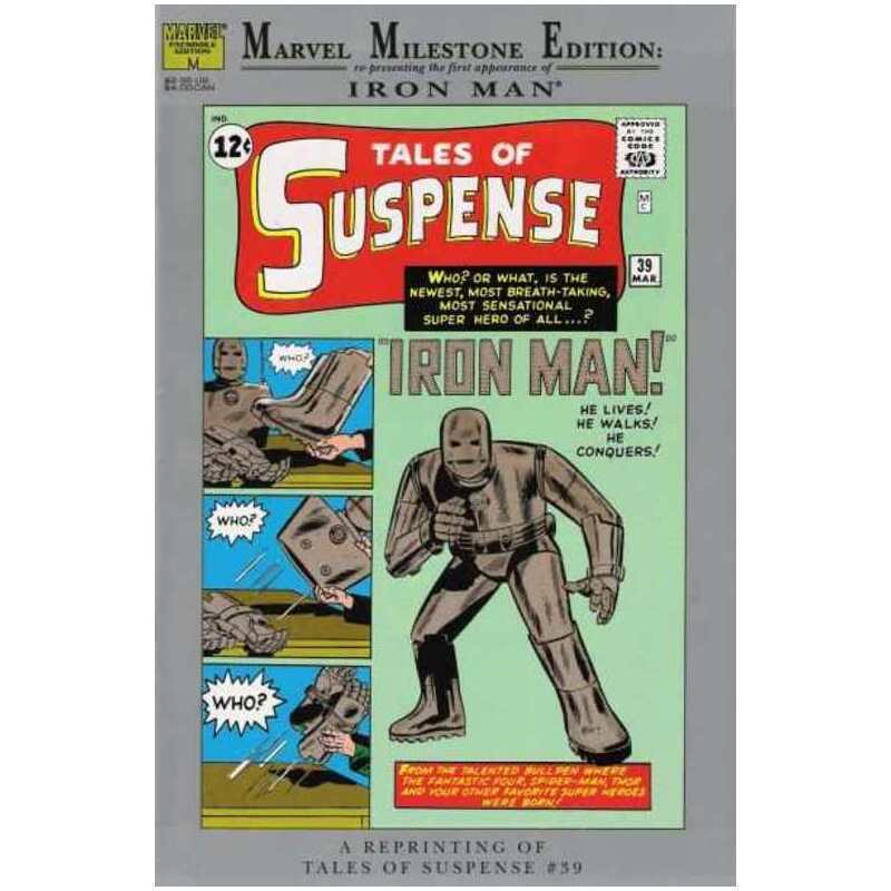 Marvel Milestone Edition Tales of Suspense #39 in NM minus. Marvel comics [e]