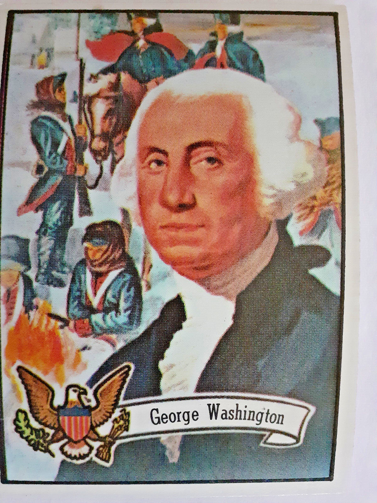 Topps 1972 US Presidents #1 George Washington