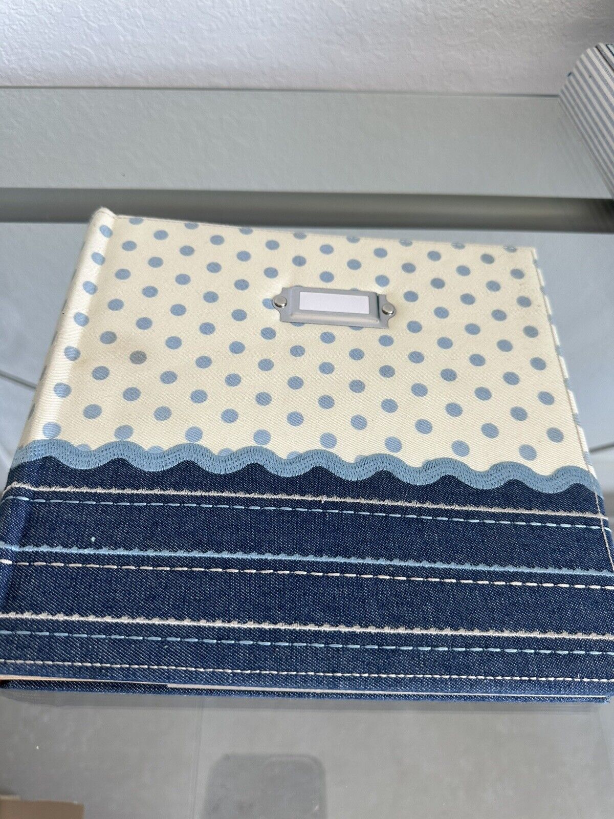 Vintage photo album 6x 4 . with fabric cover
