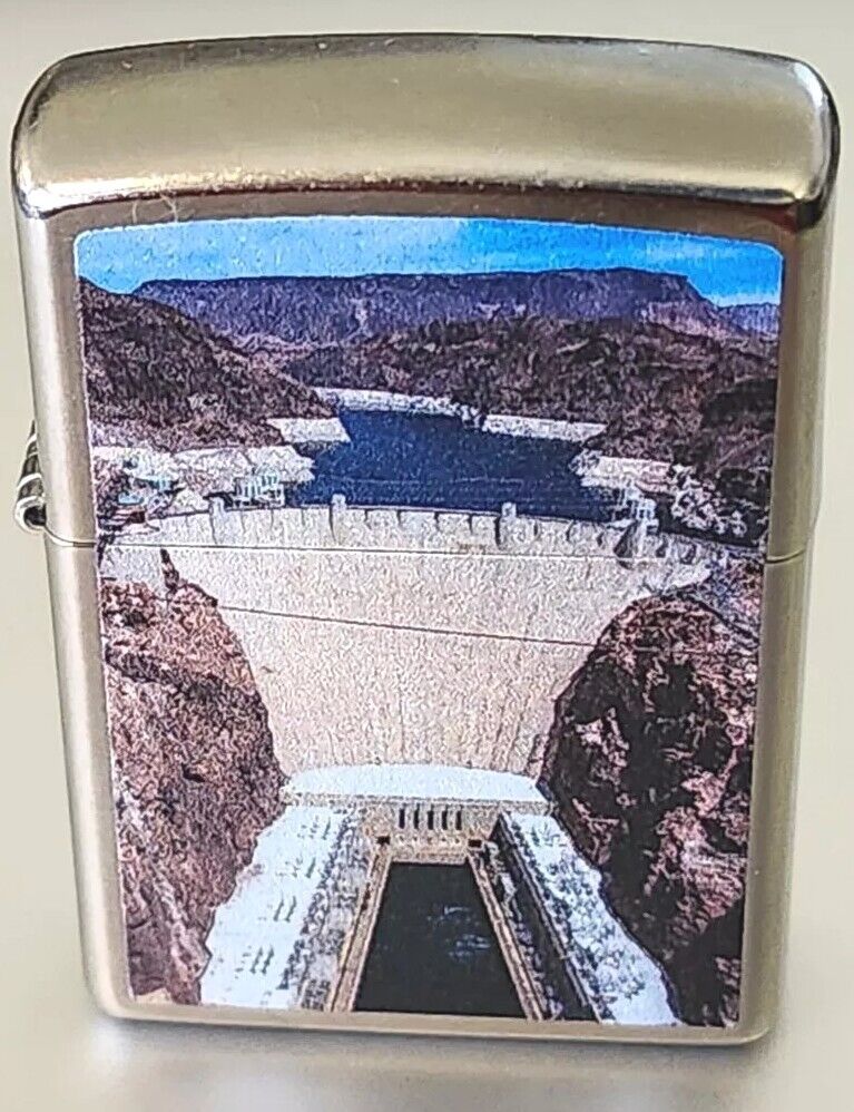 ZIPPO Lighter, Hoover Dam & Lake Mead, MINT 23 NIB, Collectible, GREAT IMAGE
