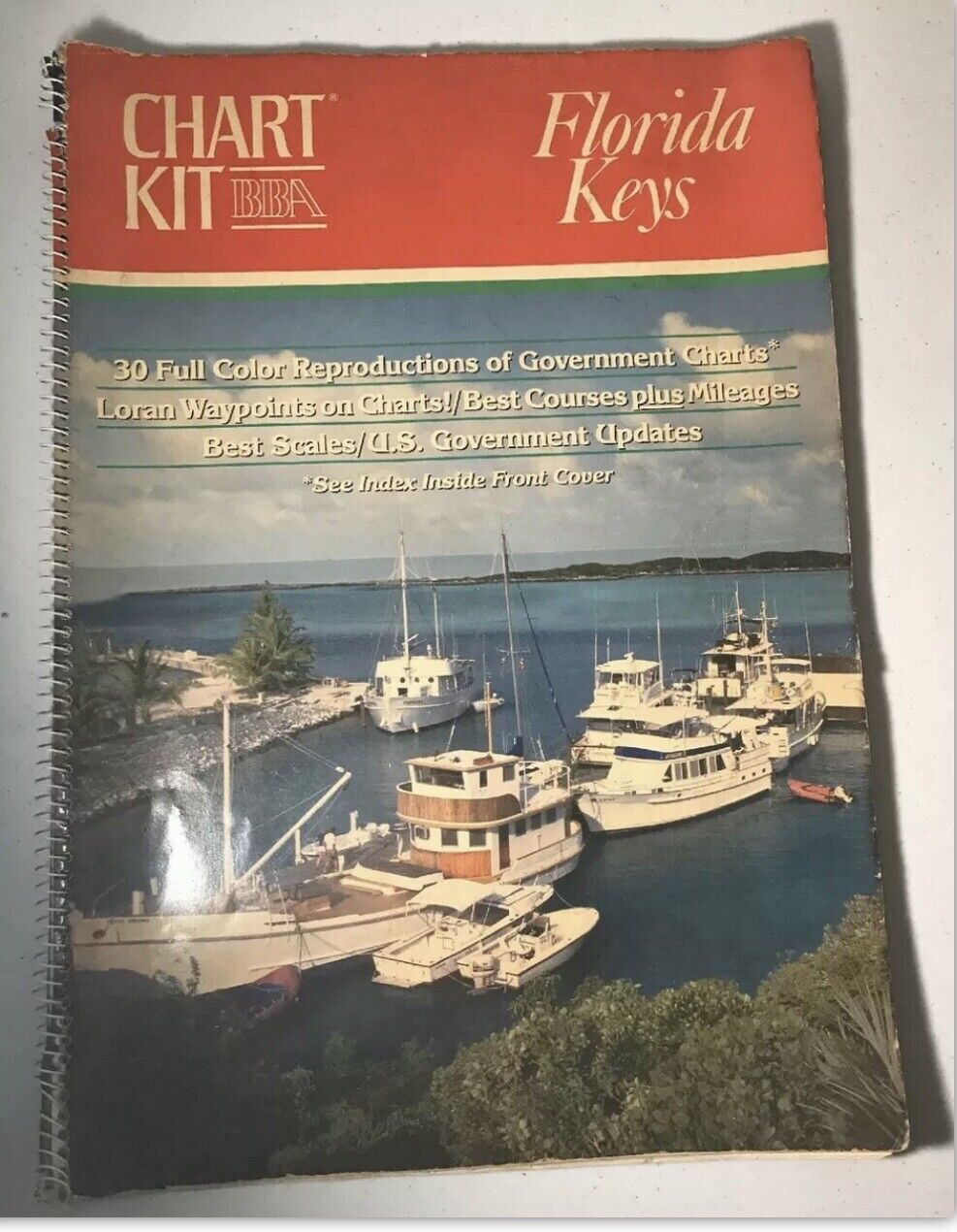 BBA Maps Florida Keys Chart Kit 1989 Region 7 30