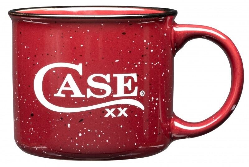Case XX Camper\'s Mug Red Ceramic 13oz 52509