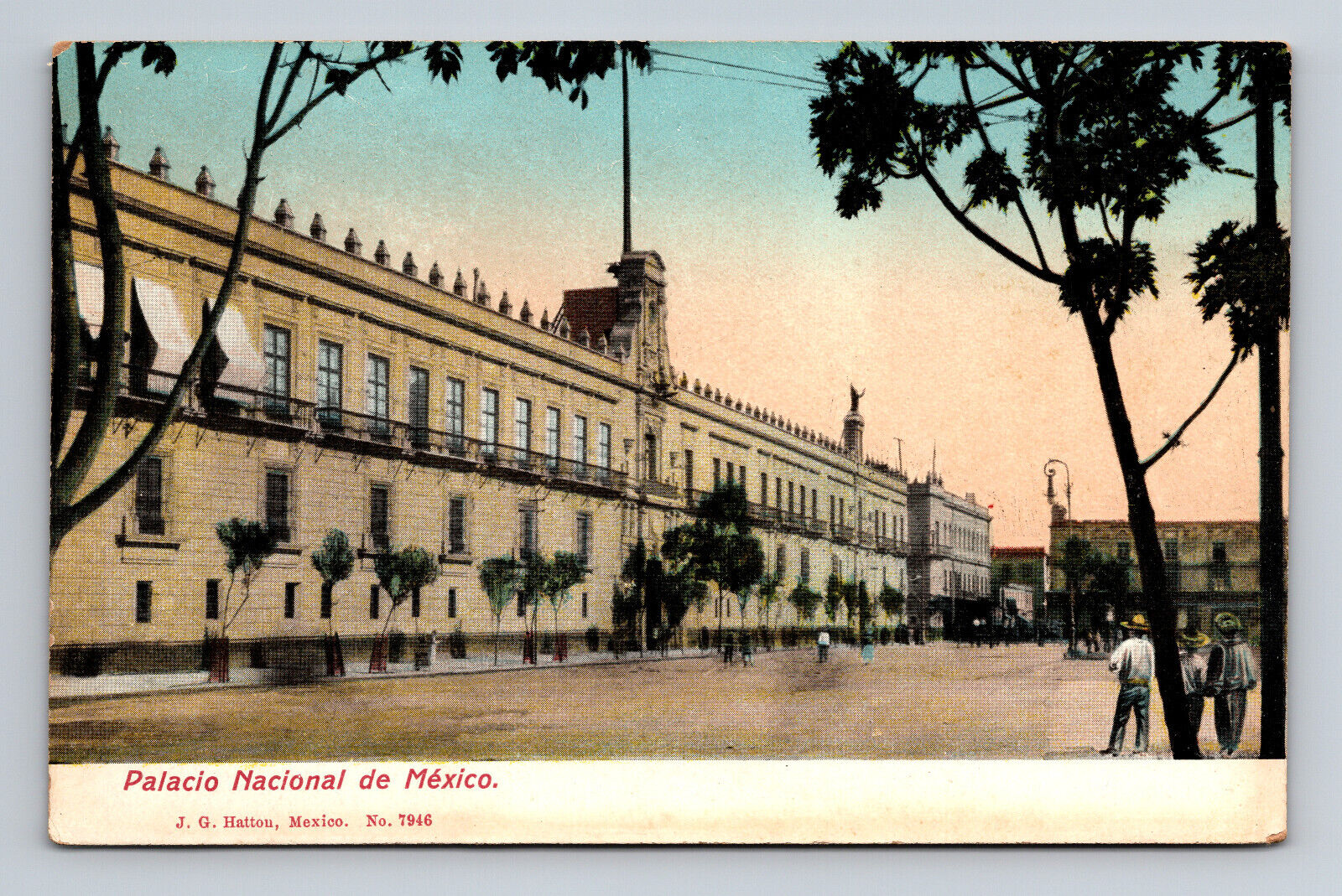 Palacio Nacional de Mexico City National Palace Postcard
