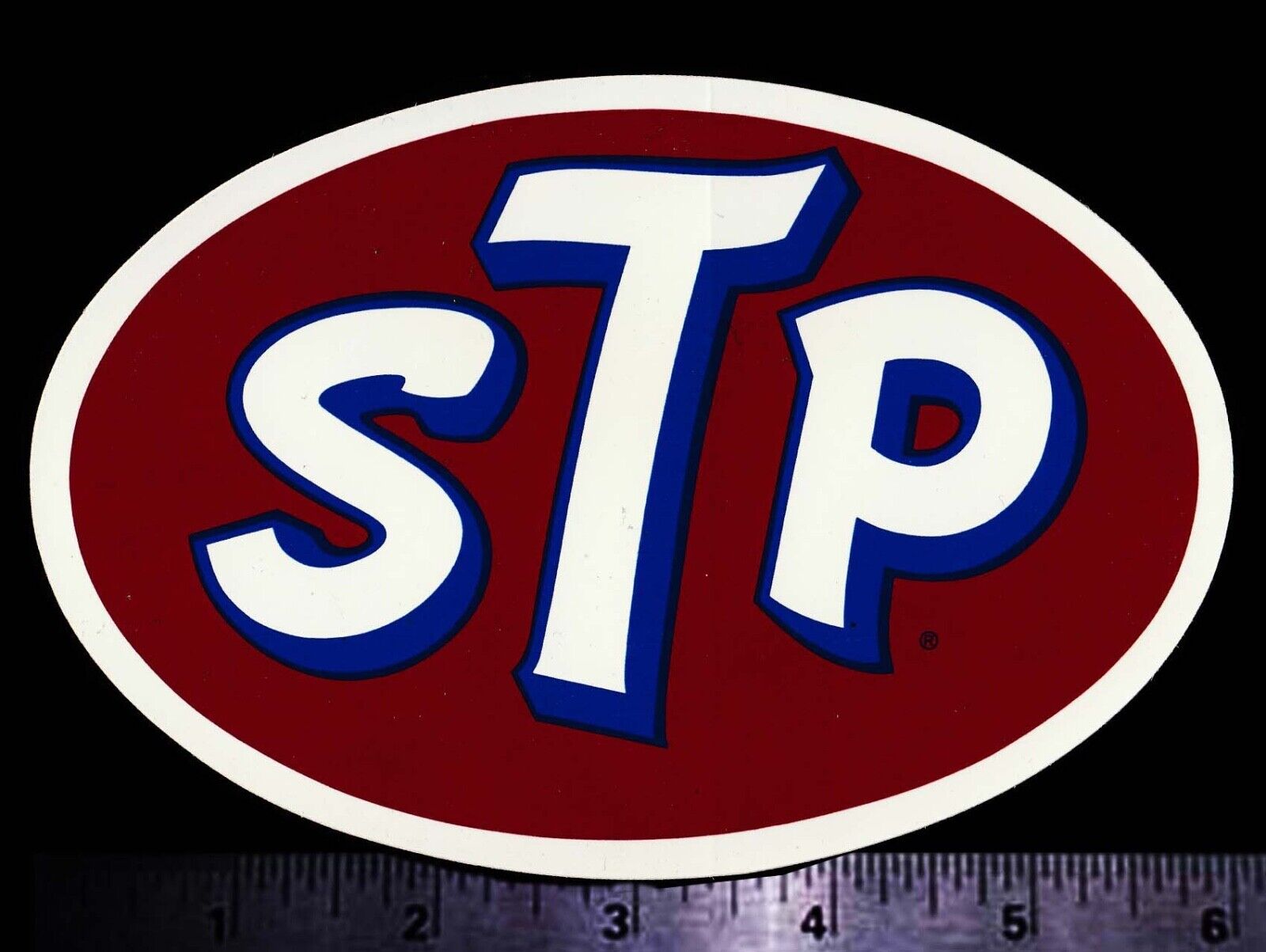 STP - Original Vintage 1970\'s 80\'s Racing Decal/Sticker - 6 Inch Size - Petty