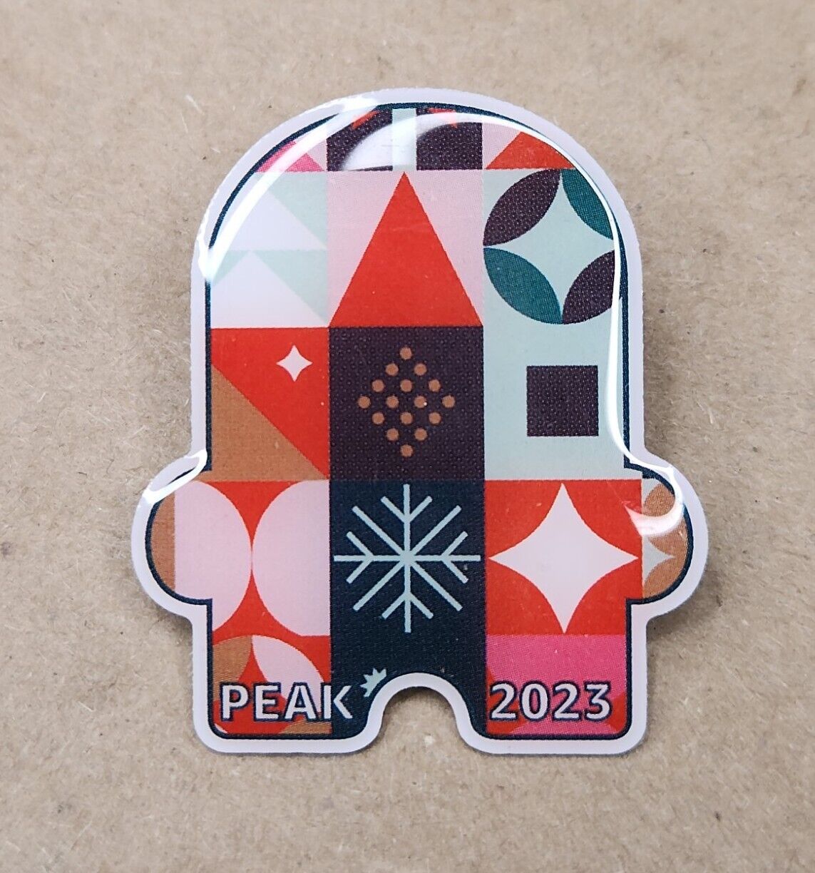 Amazon Peccy PEAK 2023 Employee Exclusive Hat Pin Lapel New 