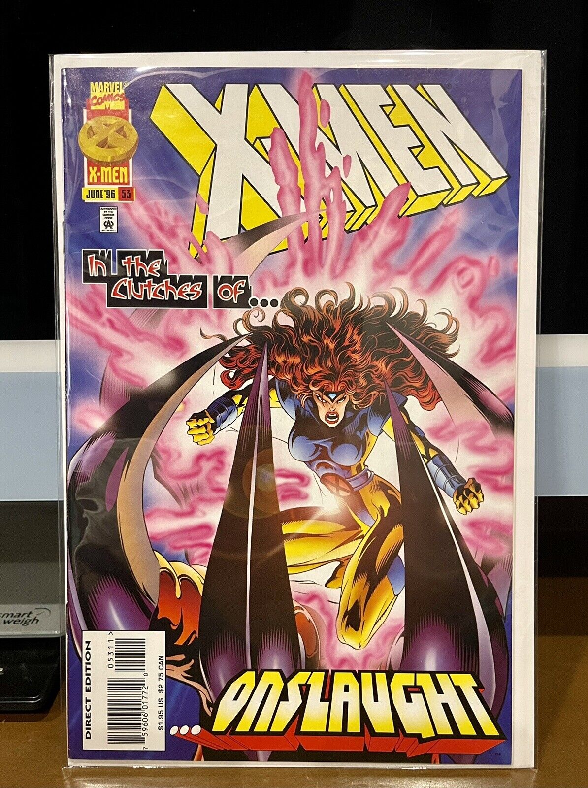 X-Men #53 1st Full Appearance of Onslaught (Marvel Comics 1996)