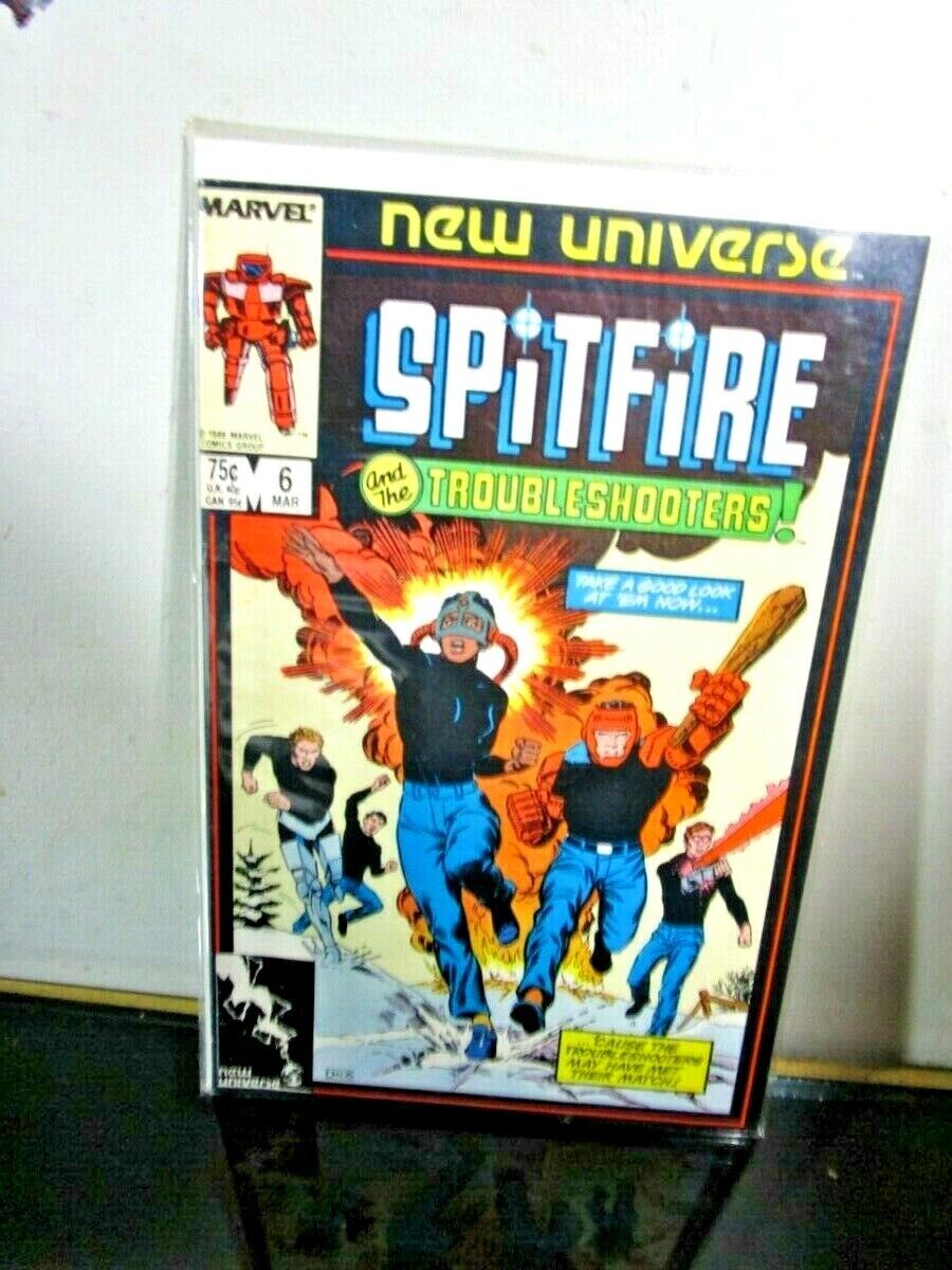 Spitfire and the Troubleshooters #6 Marvel Comics BAGGED BOARDED 1987