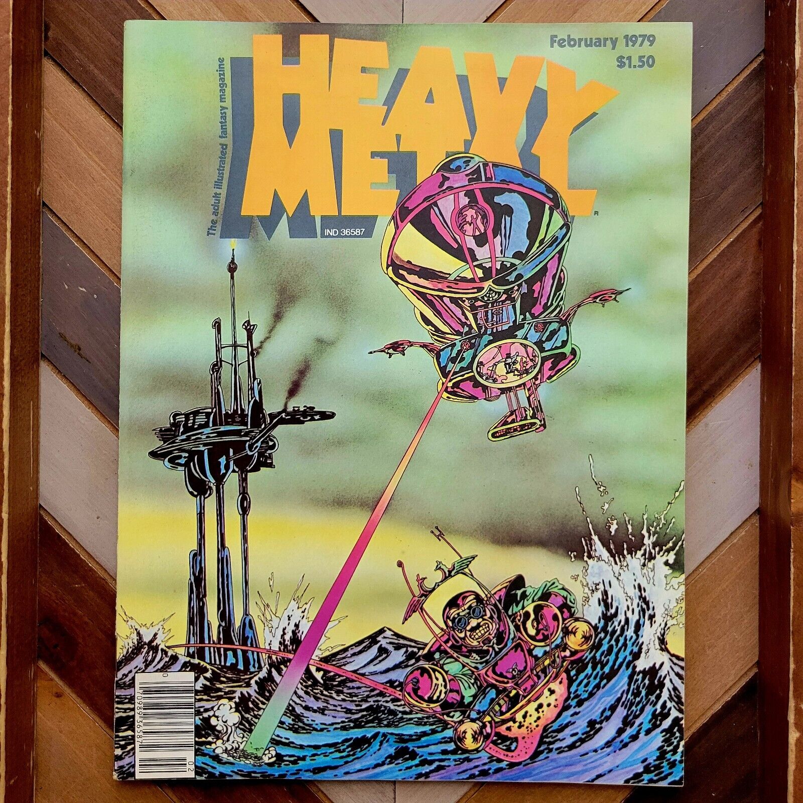 HEAVY METAL VOL. 2 #10 NM- (HM 1979) RIGG Cover MOEBIUS Suydam MCKIE Corben CAZA