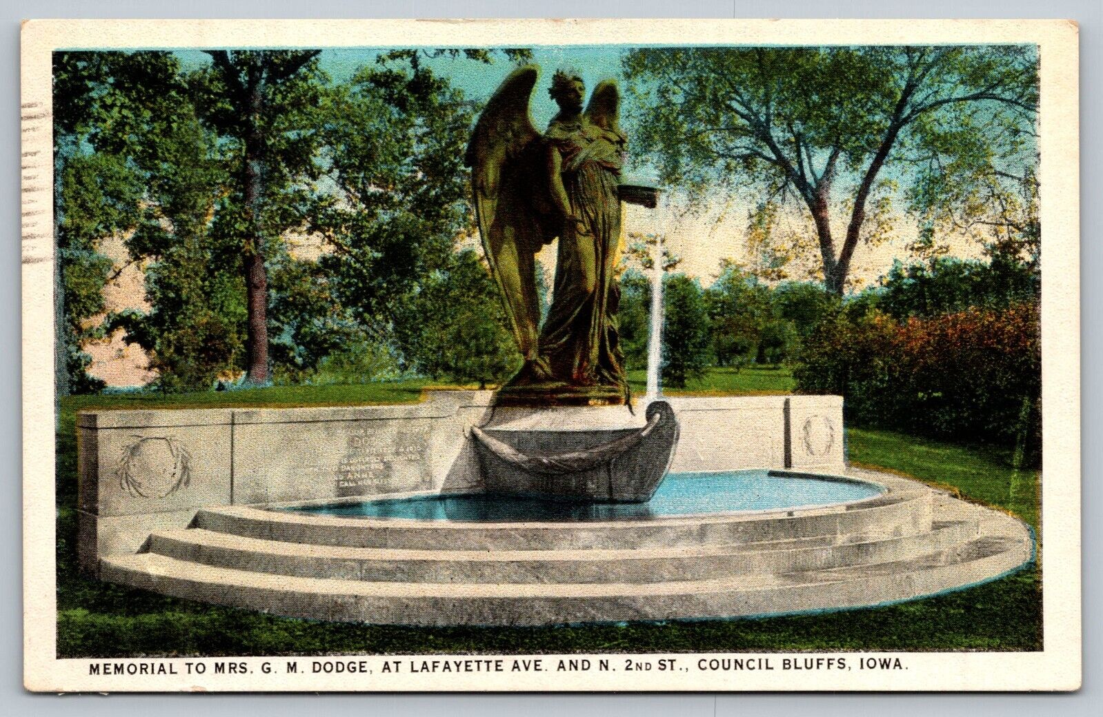 Council Bluffs, Iowa, Memorial to Mrs. G.M. Dodge at Lafayette