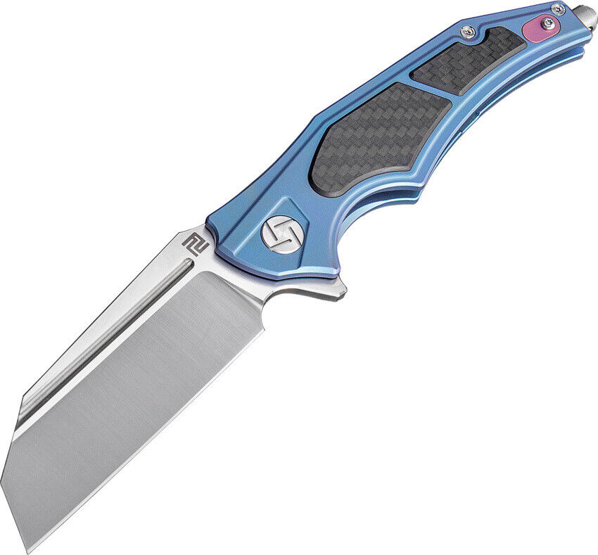 Artisan Apache Framelock Knife Blue M390 1813G-BUM