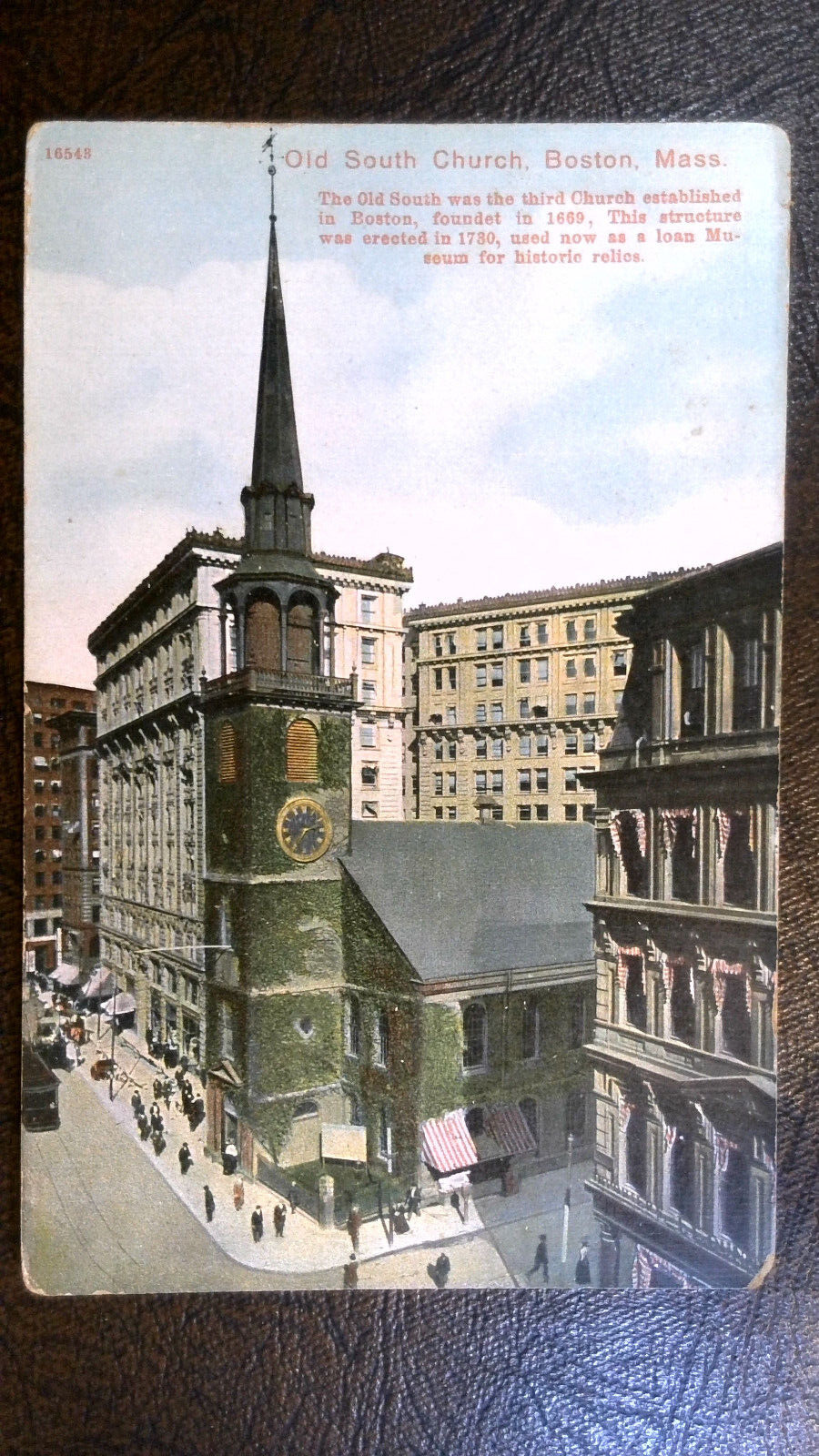 Early Divided Back Era (1907-1915) Boston MA  {{PC1382