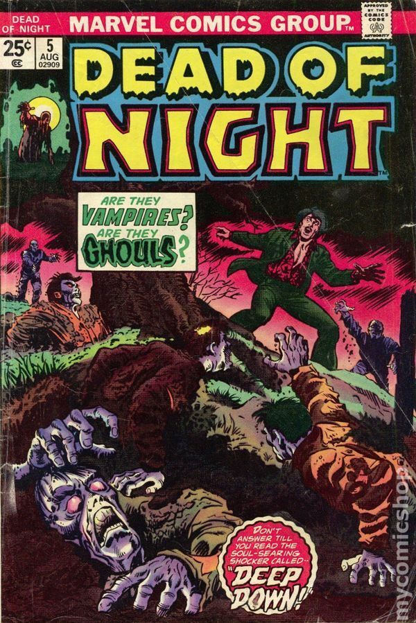 Dead of Night #5 VG+ 4.5 1974 Stock Image