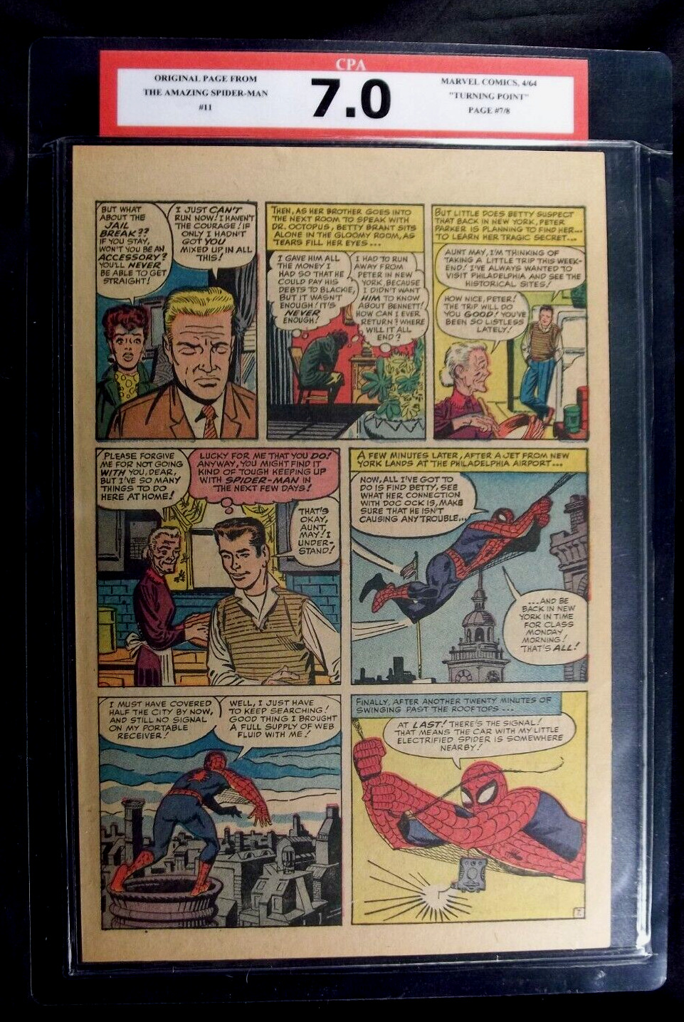 Amazing Spider-man #11 CPA 7.0 SINGLE PAGE #7/8 2nd app. Doctor Octopus