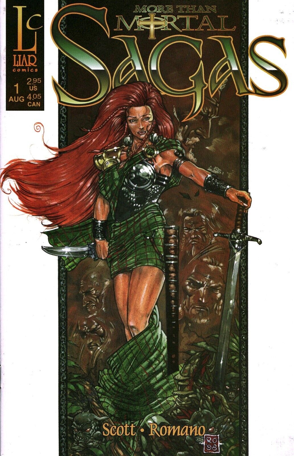 Liar Comics More Than Mortal: Sagas Comic Book #1A (1998) Fantasy High Grade