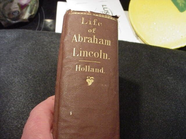 Life of Abraham Lincoln book-1866-1st edition-illustrated