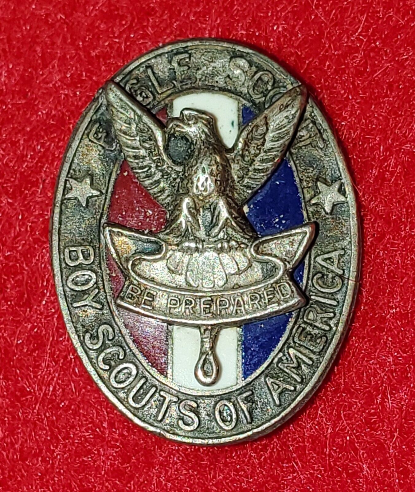 BSA Eagle Scout Hat Pin, 1933-1955, WITHOUT BSA, Type 3B
