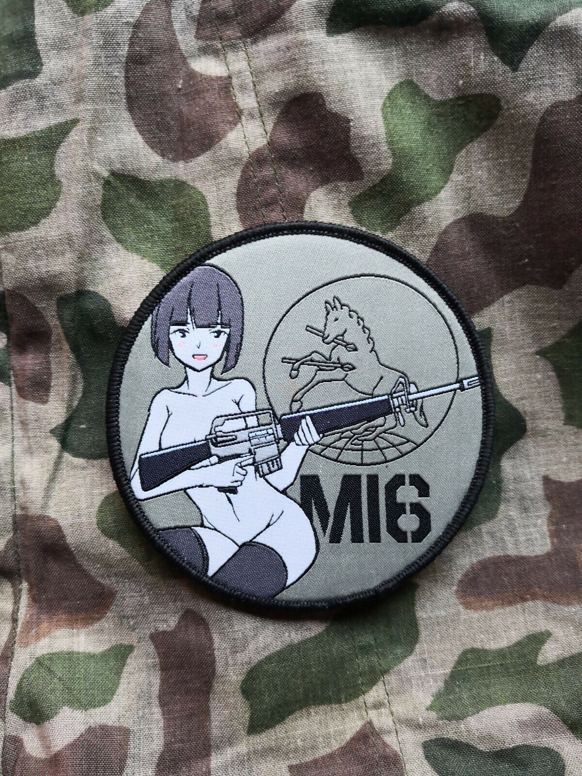 Anime Vietnam War Call of Duty Girl Panzer 16 Military Airsoft Morale Army Patch