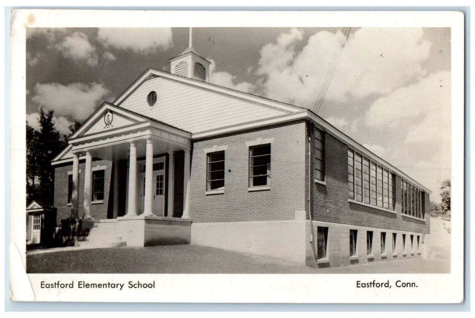 c1910\'s Eastford Elementary School Eastford Connecticut CT RPPC Photo Postcard
