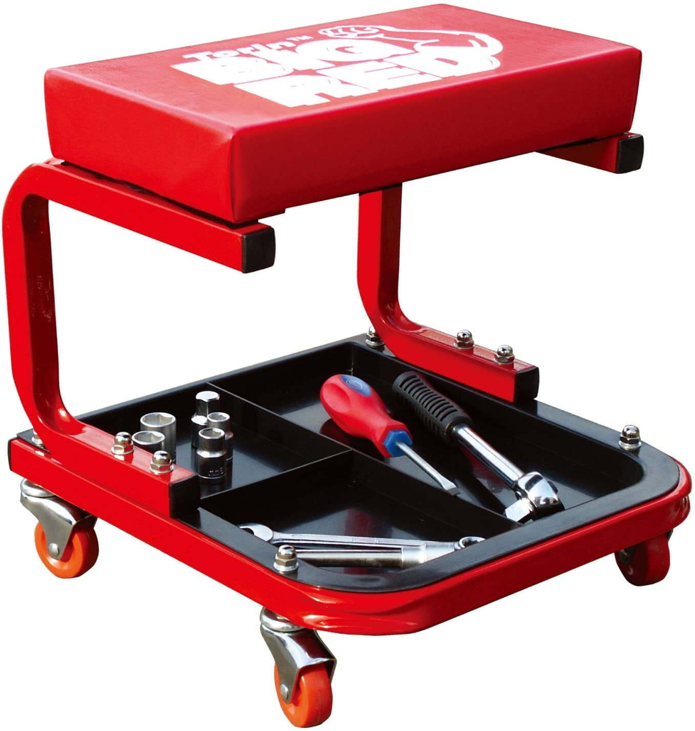 Red DTR6300 Rolling Garage/Shop Creeper Seat
