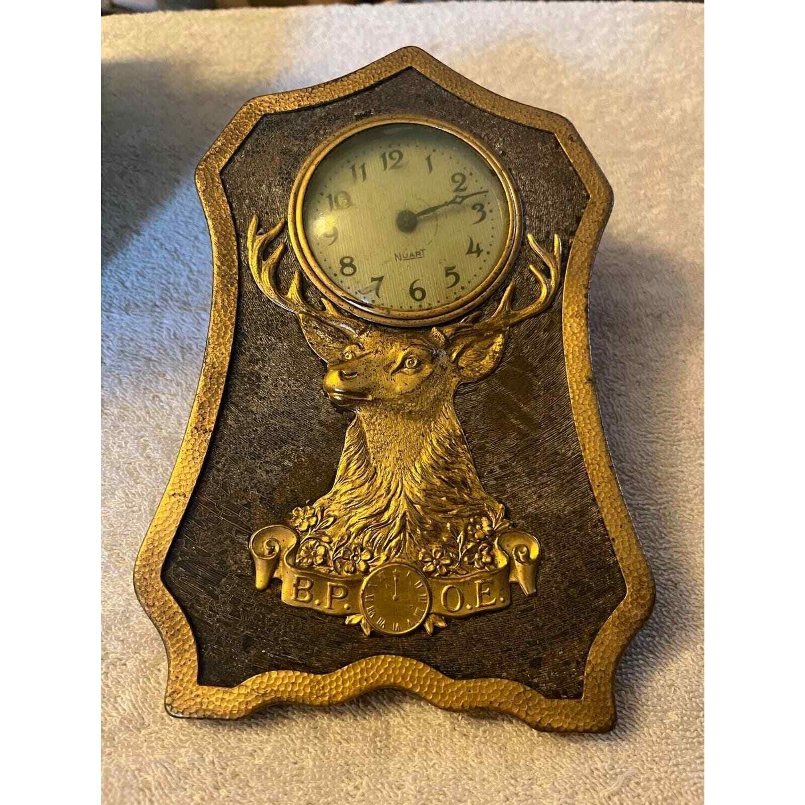 B.P.O.E. Elks Antique Clock